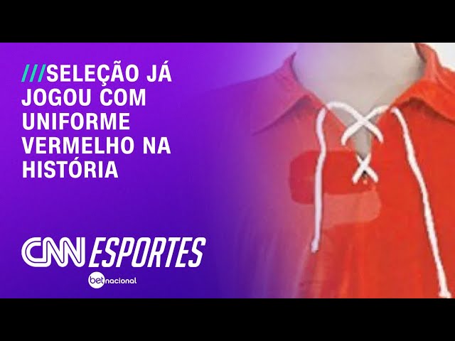 Seleção Brasileira usou camisa vermelha duas vezes na história; relembre | LIVE CNN
