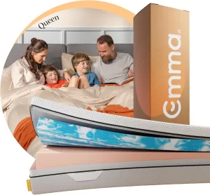 Colchão Queen Emma Duo Comfort – 10 anos de garantia,