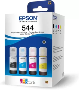 Epson Pacote com 4 tintas Ecotank preto, ciano, magenta e