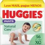 Huggies Fralda Premium Roupinha Natural Care XG 56 Un