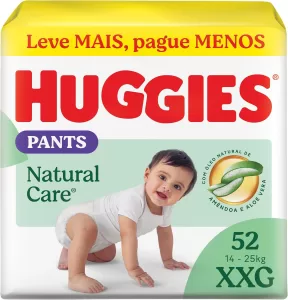 Huggies Fralda Premium Roupinha Natural Care XXG 52 Un