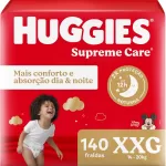 Huggies Fralda Supreme Care XXG 140 Un
