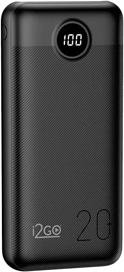 I2GO, Carregador Portátil (Power Bank) Ultra Rápido 20000mAh, Power Delivery
