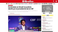"Escândalo": imprensa internacional reage ao afastamento de Ednaldo da CBF