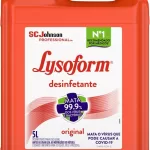 Lysoform Original, Desinfetante Líquido, Limpeza Pesada e Eficiente, 5L