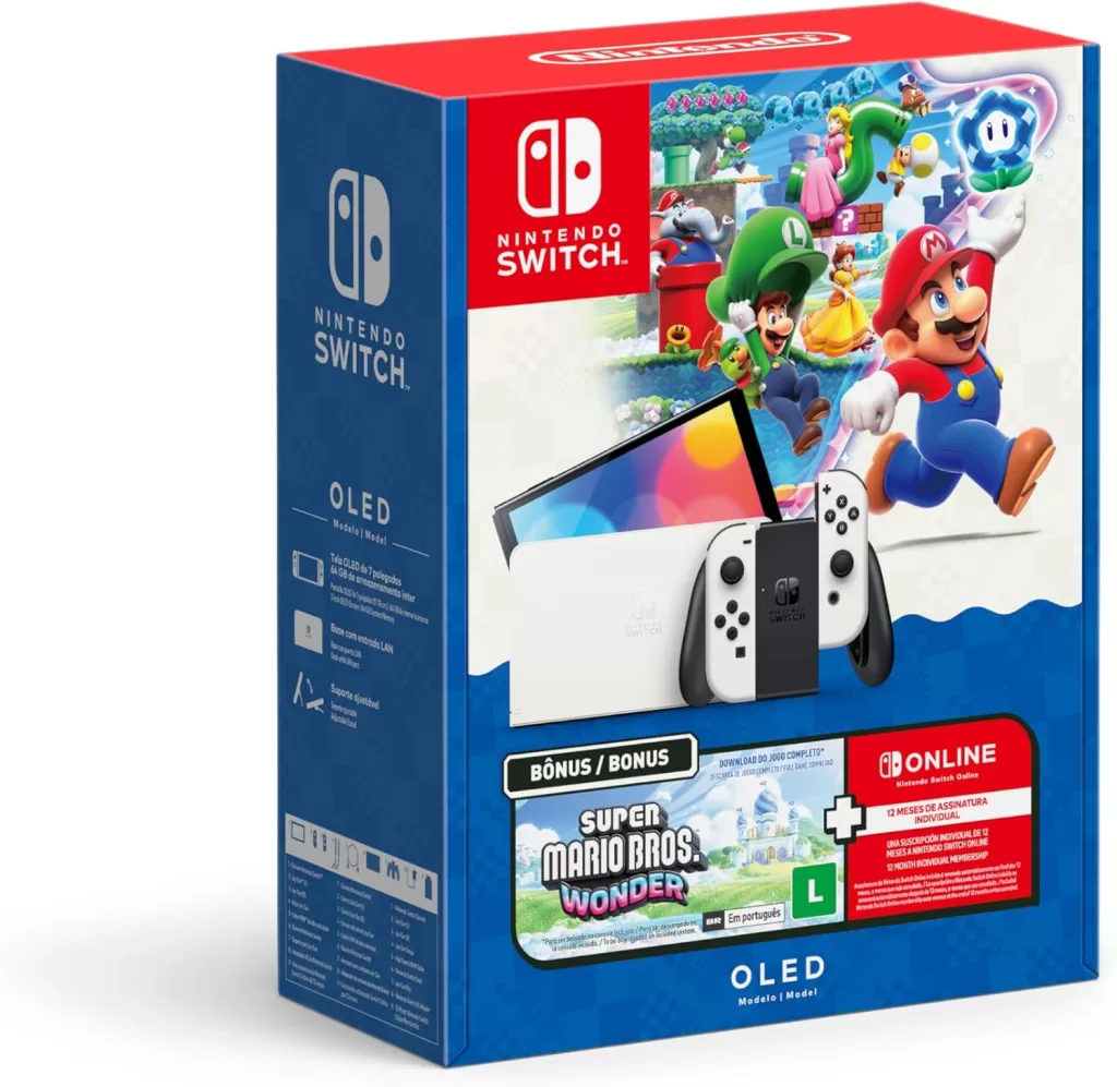 Nintendo, Console, Switch Oled + Super Mario Bros. Wonder +