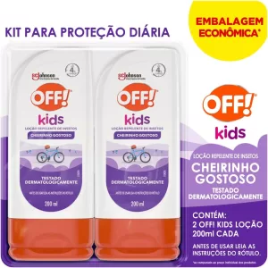 OFF! Kids Kit Repelente Infantil 2 Unidades, Proteção por até