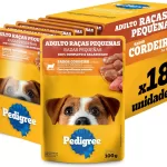 Pack Ração Úmida Pedigree Sachê Cordeiro ao Molho para Cães