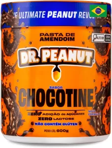 Pasta de Amendoim DR. Peanut Chocotine 600G - Com Whey