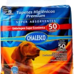 Chalesco Tapete Higienico Premium 50 Unidades 90x60 cm
