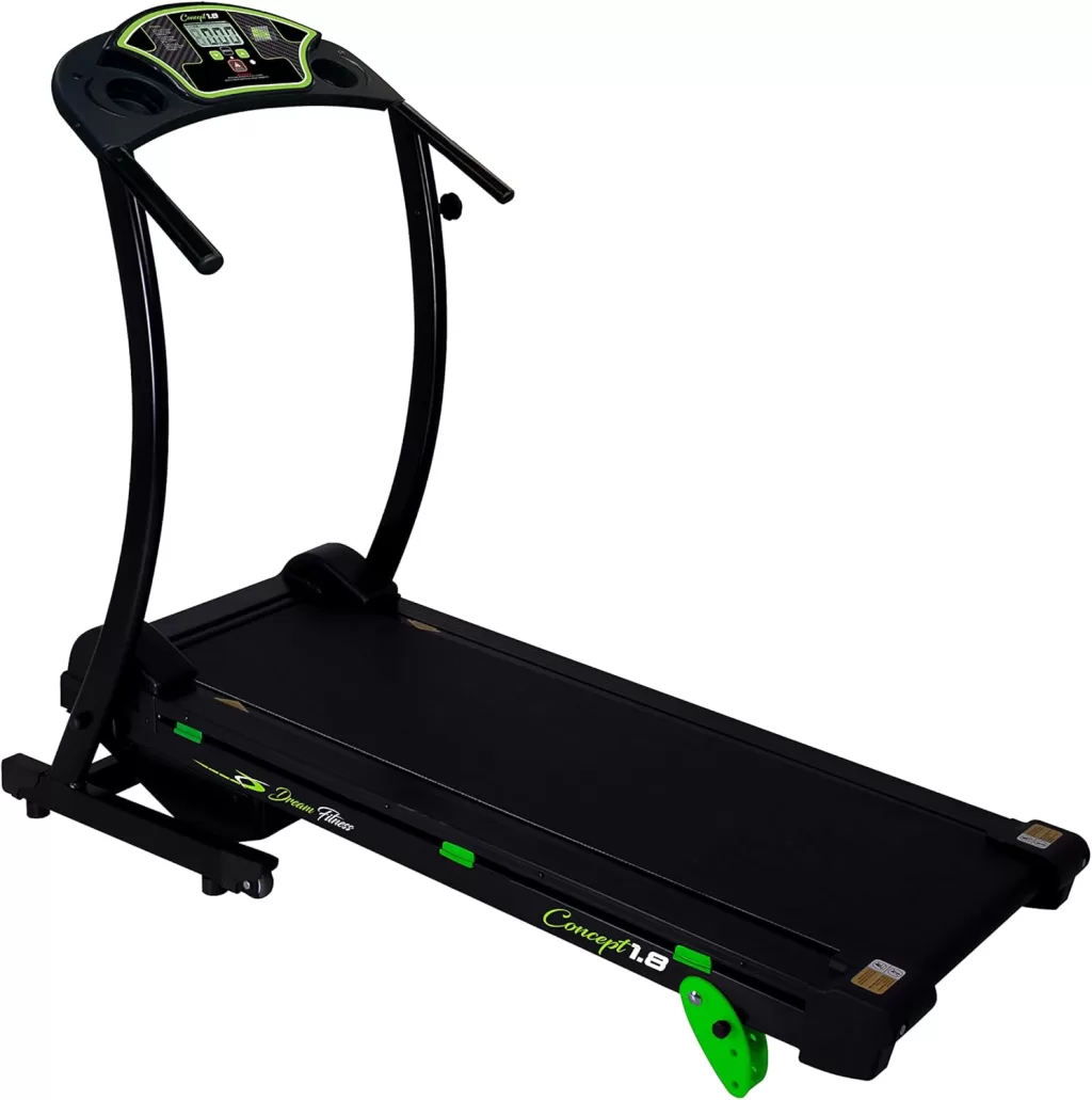 Esteira Eletronica Dream Fitness CONCEPT 1.8 BIVOLT, Preto