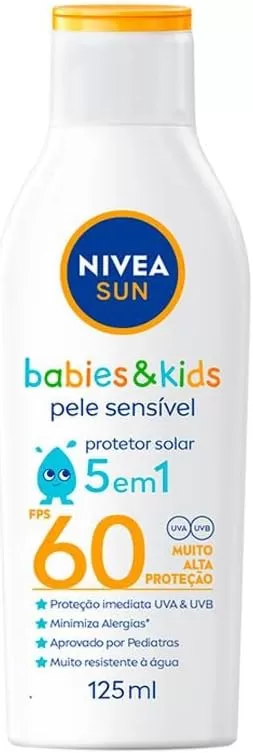 NIVEA SUN Protetor Solar Kids & Babies Pele Sensível FPS