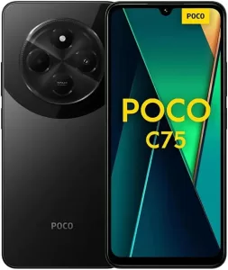 Smartphone Xiaomi Poco C75 NFC Black (Preto) 8GB RAM 256GB
