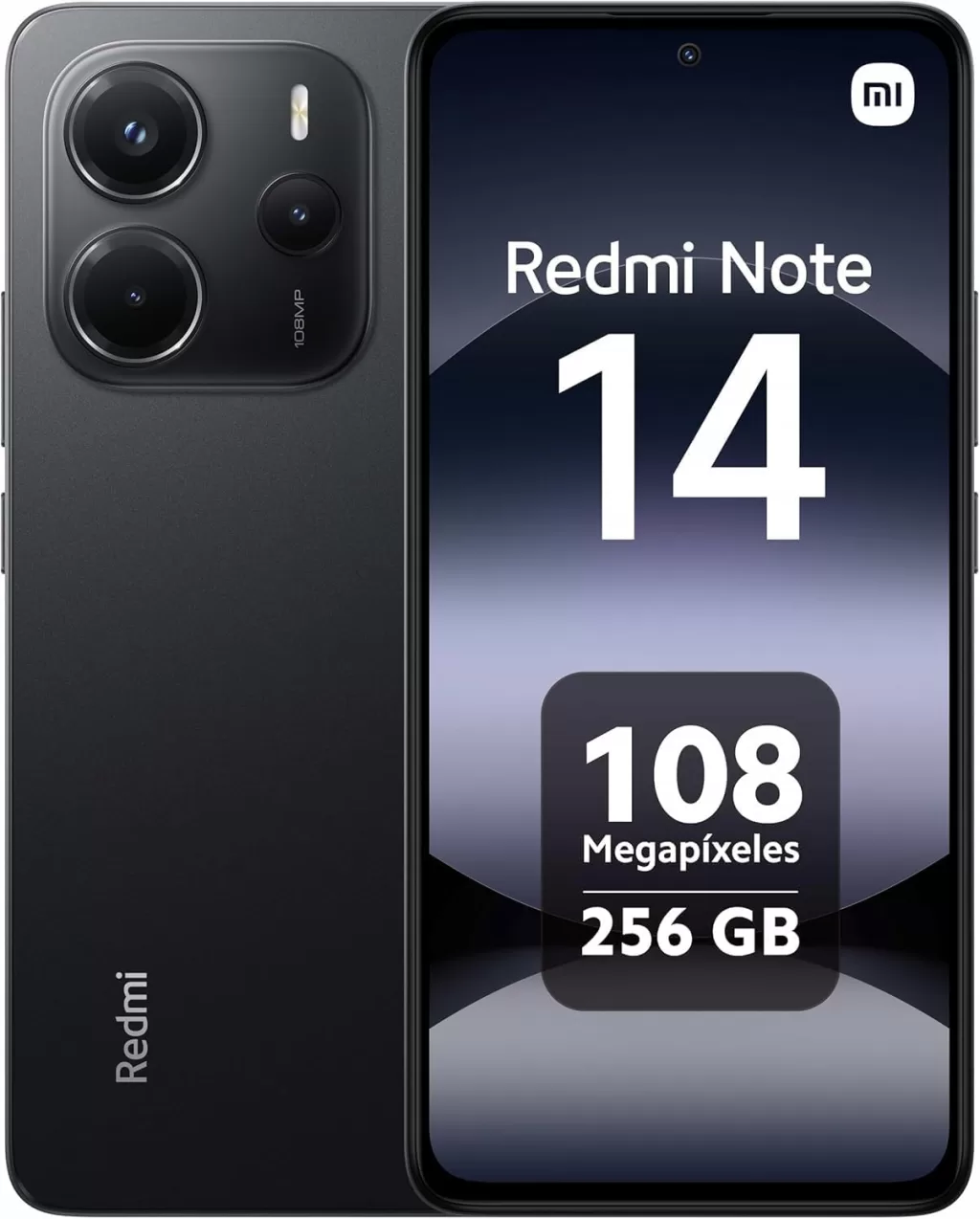 Smartphone Xiaomi Redmi Note 14 Midnight Black (Preto) 8GB RAM